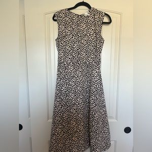 Leith Animal Print Midi Dress